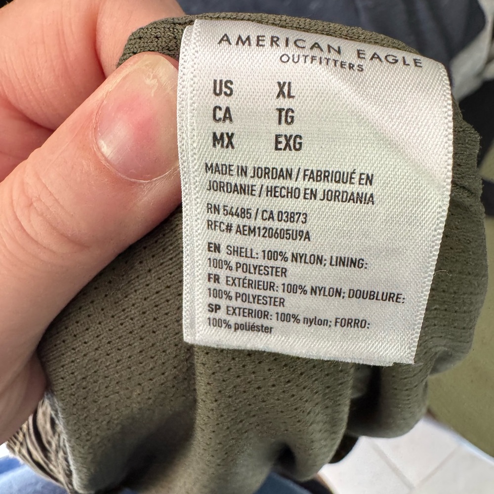 American eagle olive‎ green shorts men’s size XL - Picture 4 of 4